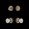 View 1 for Nostalgic Warehouse Classic Rosette Entry Set with Crystal Knob