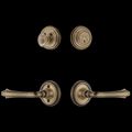 View 1 for Nostalgic Warehouse Classic Rosette Entry Set with Fleur Lever