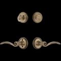 View 1 for Nostalgic Warehouse Classic Rosette Entry Set with Swan Lever