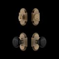 View 1 for Nostalgic Warehouse Cottage Entry Set with Black Porcelain Knob