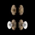View 1 for Nostalgic Warehouse Cottage Entry Set with Oval Fluted Crystal