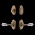 View 1 for Nostalgic Warehouse Cottage Entry Set with Parlour Crystal Lever