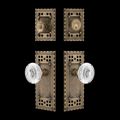 View 1 for Nostalgic Warehouse Craftsman Entry Set with Crystal Egg & Dart Knob