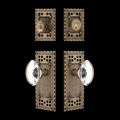 View 1 for Nostalgic Warehouse Craftsman Entry Set with Oval Clear Crystal Knob