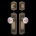 View 1 for Nostalgic Warehouse Egg & Dart Entry Set - White Rose Porcelain Knob