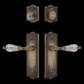 View 1 for Nostalgic Warehouse Meadows Entry Set with Parlour Crystal Lever