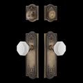 View 1 for Nostalgic Warehouse Meadows Entry Set with White Waldorf Crystal Knob