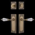 View 1 for Nostalgic Warehouse Mission Entry Set with Parlour Crystal Lever