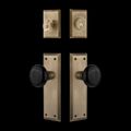 View 1 for Nostalgic Warehouse New York Entry Set with Black Porcelain Knob