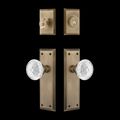 View 1 for Nostalgic Warehouse New York Entry Set with Crystal Meadows Knob