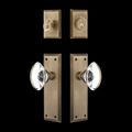 View 1 for Nostalgic Warehouse New York Entry Set with Oval Clear Crystal Knob