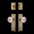 View 1 for Nostalgic Warehouse New York Entry Set with White Rose Porcelain Knob