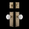 View 1 for Nostalgic Warehouse New York Entry Set with White Waldorf Crystal Knob