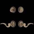 View 1 for Nostalgic Warehouse Rope Rosette Entry Set with Manor Lever