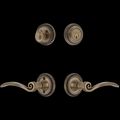 View 1 for Nostalgic Warehouse Rope Rosette Entry Set with Swan Lever