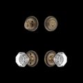 View 1 for Nostalgic Warehouse Rope Rosette Entry Set with Waldorf Crystal Knob
