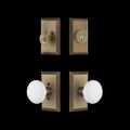 View 1 for Nostalgic Warehouse Studio Entry Set with White Porcelain Knob