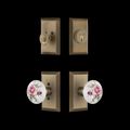 View 1 for Nostalgic Warehouse Studio Entry Set with White Rose Porcelain Knob