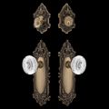 View 1 for Nostalgic Warehouse Victorian Entry Set with Crystal Egg & Dart Knob