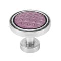 Carpe Diem Spectra Origami Chrome and Fuchsia Pink Knobimage