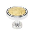 Carpe Diem Spectra Weaves Chrome and Gold Knobimage