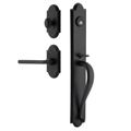 View 1 for Ageless Iron Dome Vault Plate Handleset With A-Grip And Dirk Lever