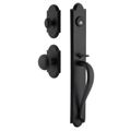 Ageless Iron Dome Vault Plate Handleset With A-Grip And Keep Knobimage