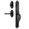 View 1 for Ageless Iron Dome Vault Plate Handleset With A-Grip And Lance Lever