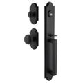 Ageless Iron Dome Vault Plate Handleset With D-Grip And Keep Knobimage