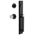 Ageless Iron Keep Loch Rosette Handleset With D-Grip And Krystall Knobimage