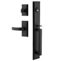 View 1 for Ageless Iron Keep Vale Plate Handleset With D-Grip And Crescent Lever