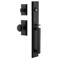 Ageless Iron Keep Vale Plate Handleset With D-Grip And Keep Knobimage