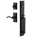 View 1 for Ageless Iron Keep Vale Plate Handleset With D-Grip And Tine Lever