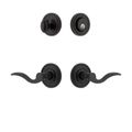 View 1 for Ageless Iron Loch Rosette Entry Set With Palisade Lever