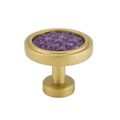 View 1 for Carpe Diem Spectra Origami Gold and Black Cherry Knob