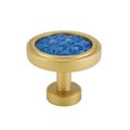 View 1 for Carpe Diem Spectra Origami Gold and Deep Blue Knob