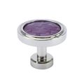 View 1 for Carpe Diem Spectra Weaves Chrome and Black Cherry Knob