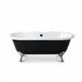 View 1 for Strom Living Arcadia Black 66 Inch Double End Clawfoot Acrylic Bath Tub