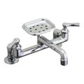 View 1 for Strom Living Deco Deck Mount Bridge Kitchen Faucet With Soap Dish