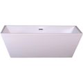 View 1 for Strom Living Great Lake 71 Inch Rectangular Acrylic Soaking Bath Tub