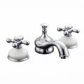 View 1 for Strom Living Sacramento Porcelain Widespread Metal Cross Lavatory Faucet