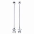 View 1 for Strom Living Single Offset Supply Lines With Cross Point Handles