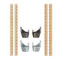 View 1 for Hardware Resources Max Pilaster System for Compact Hinge Cabinet
