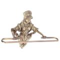 ANTQ BRASS VICTORIAN MAIDEN TOWEL HOLDERimage