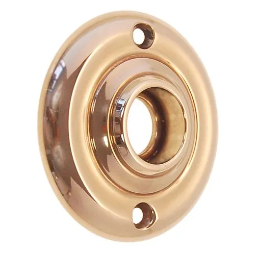 Restorers Classic 2 1/4 Inch Indented Line Forged Brass Rosette