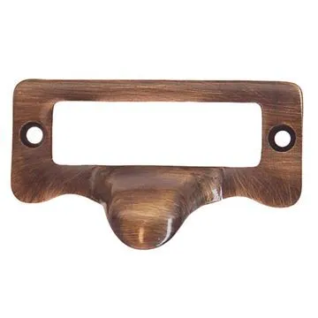 Restorers Classic Metal Label Holder and Pull | Van Dyke's Restorers