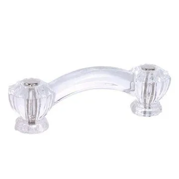 3 inch dresser pulls Restorers Classic Fluted Glass Pull Forest Green 6Pack 3 Inch Bronze Vintage