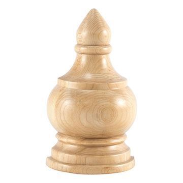 Legacy Heritage Large Half Round Flat Finial | Van Dyke's Restorers