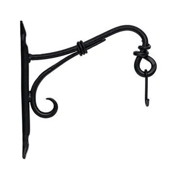 Restorers Forged Iron Plant Hanger | Black | Home Accents