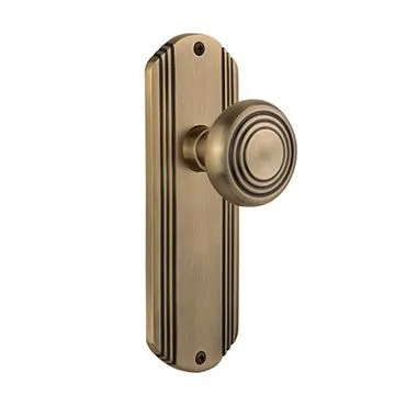 Nostalgic Warehouse Deco Plate Door Set with Deco Knobs | Van